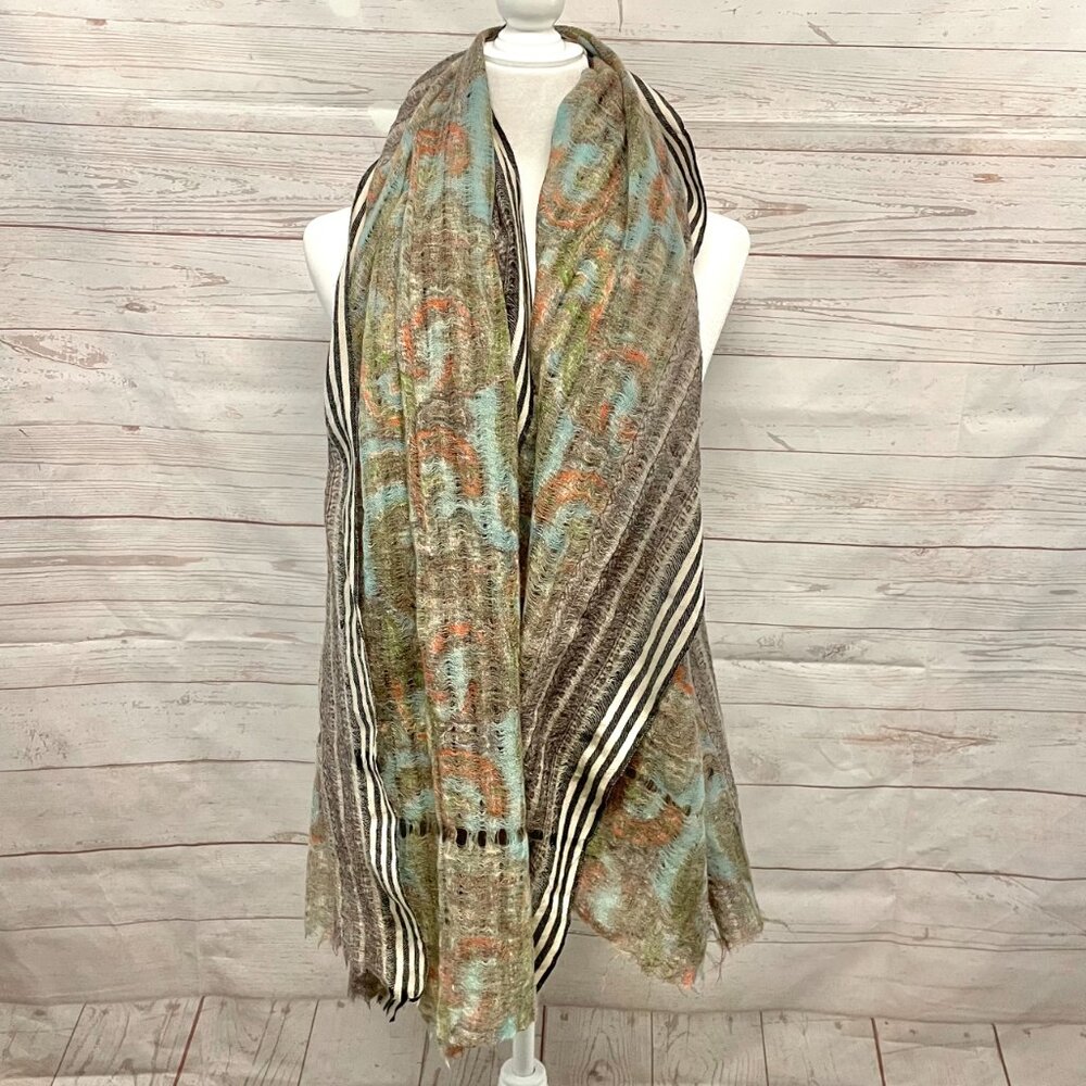 Epice Copenhagen/Paris Wool Shawl Scarf - Picture 3 of 9